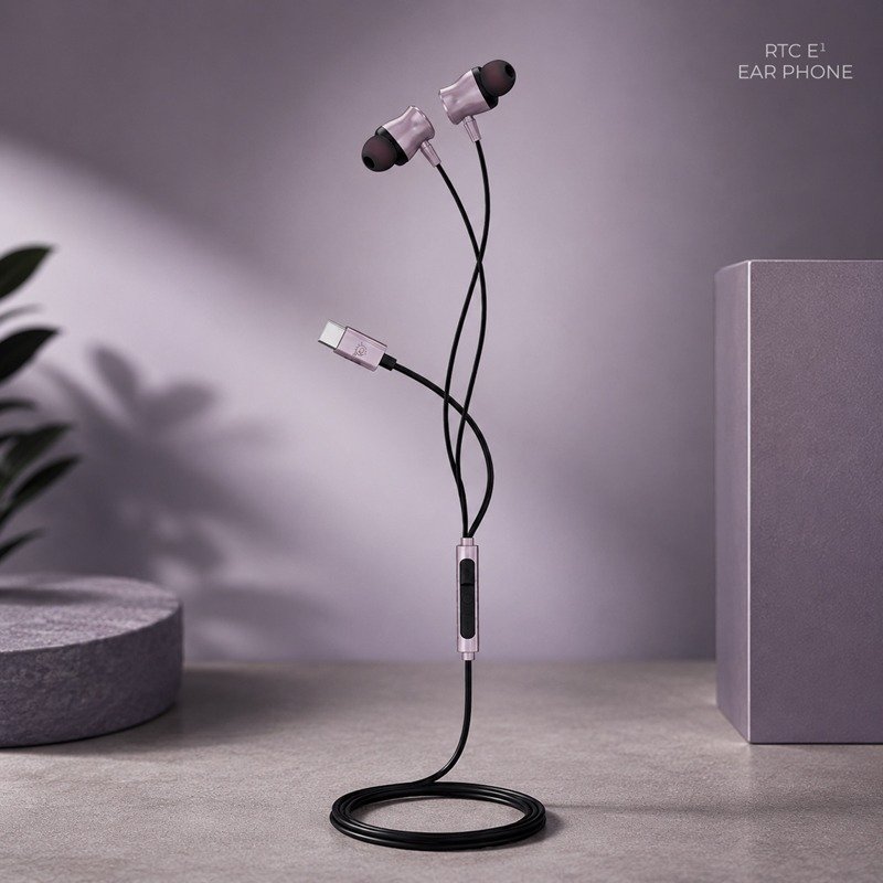 RTC E¹ Type-C Wired Earphones