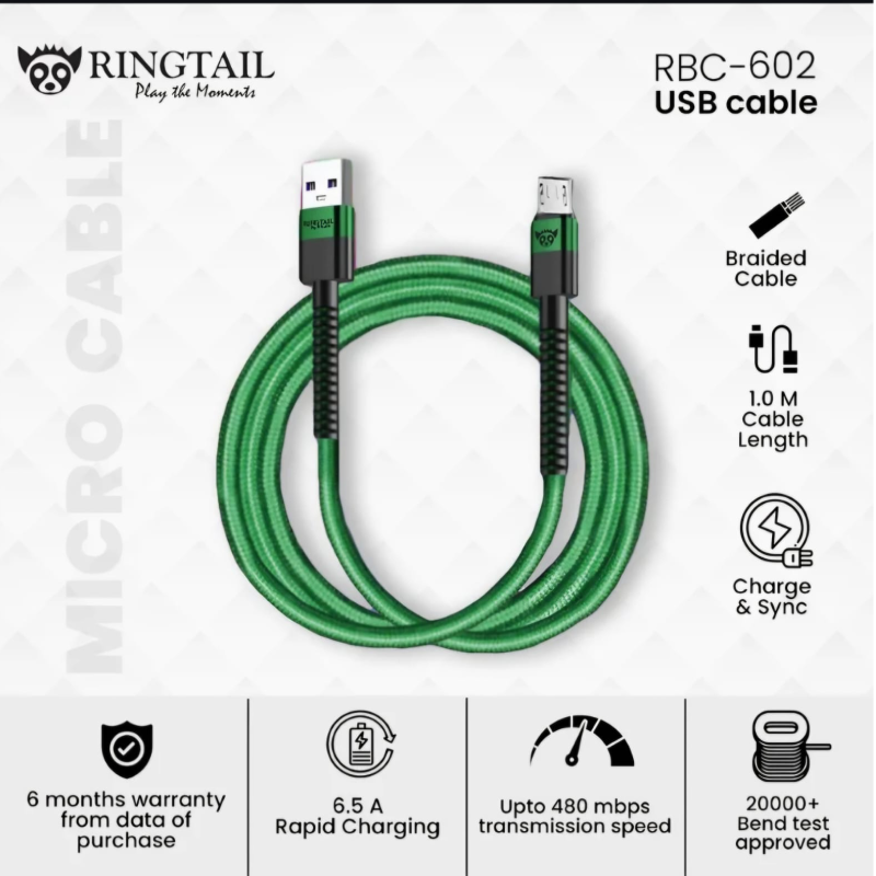 RBC 602 Micro USB Cable